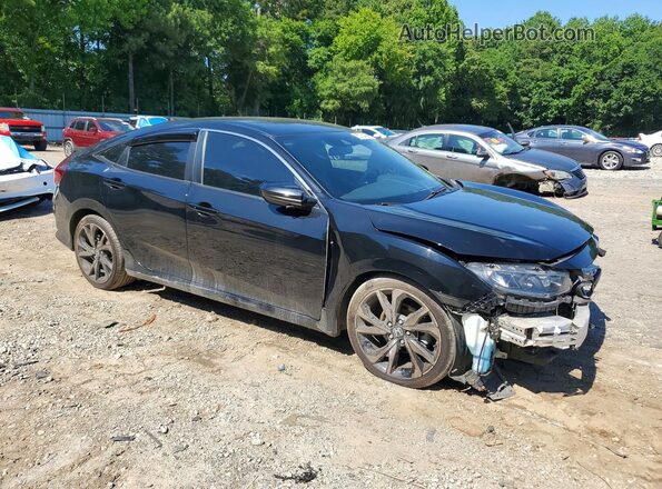 2HGFC2F80MH550408 2021 HONDA CIVIC Black Front right
