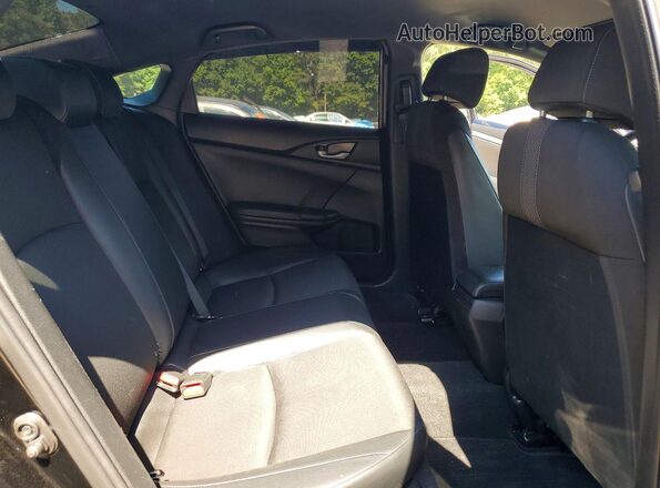 2HGFC2F80MH550408 2021 HONDA CIVIC Black Rear seats view