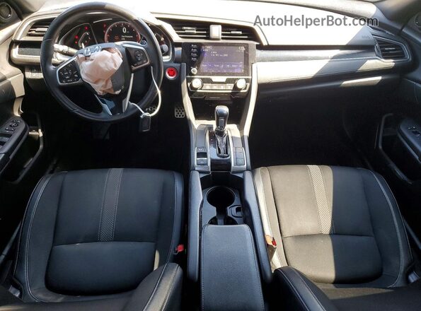 2HGFC2F80MH550408 2021 HONDA CIVIC Black Dashboard view