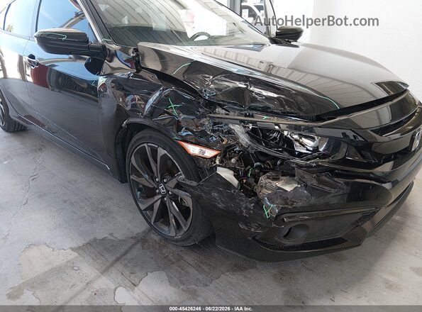 2HGFC2F80MH555866 2021 HONDA CIVIC Black Front view