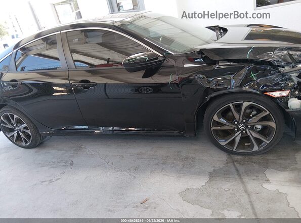 2HGFC2F80MH555866 2021 HONDA CIVIC Black Rear interior view