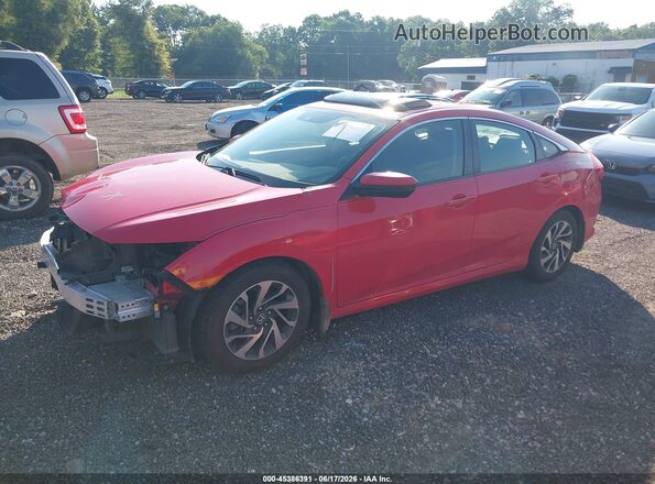2HGFC2F81GH501271 2016 HONDA CIVIC Red Przód lewy