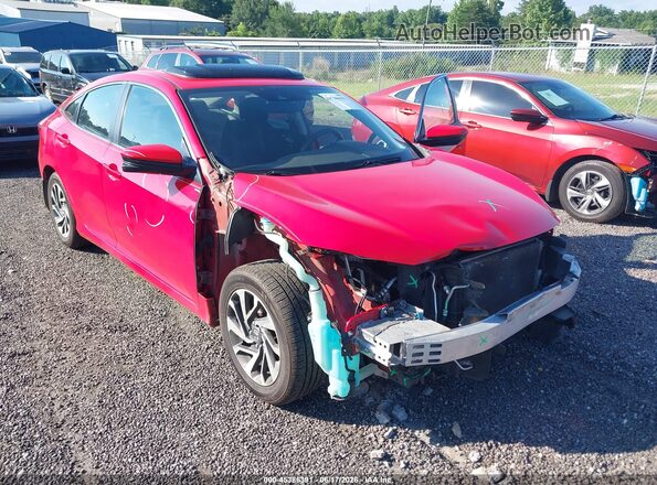 2HGFC2F81GH501271 2016 HONDA CIVIC Red Widok z przodu