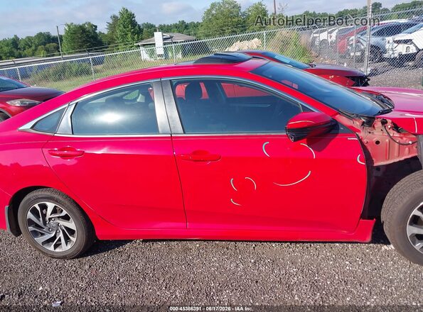 2HGFC2F81GH501271 2016 HONDA CIVIC Red Widok wnętrza z tyłu