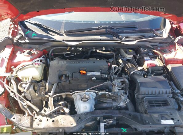 2HGFC2F81GH501271 2016 HONDA CIVIC Red Widok z tyłu