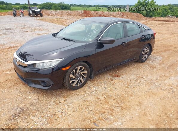 2HGFC2F81GH510357 2016 HONDA CIVIC Black Przód lewy