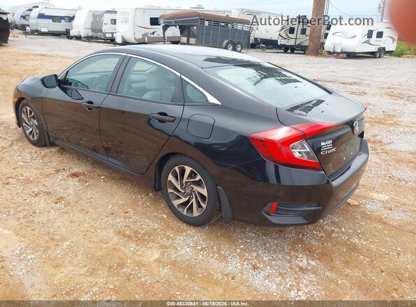2HGFC2F81GH510357 2016 HONDA CIVIC Black Tył lewy