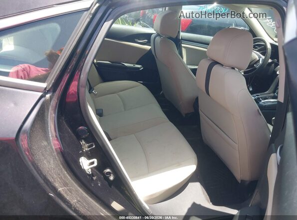 2HGFC2F81GH510357 2016 HONDA CIVIC Black Widok naklejki z numerem VIN