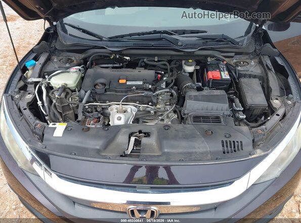2HGFC2F81GH510357 2016 HONDA CIVIC Black Widok z tyłu