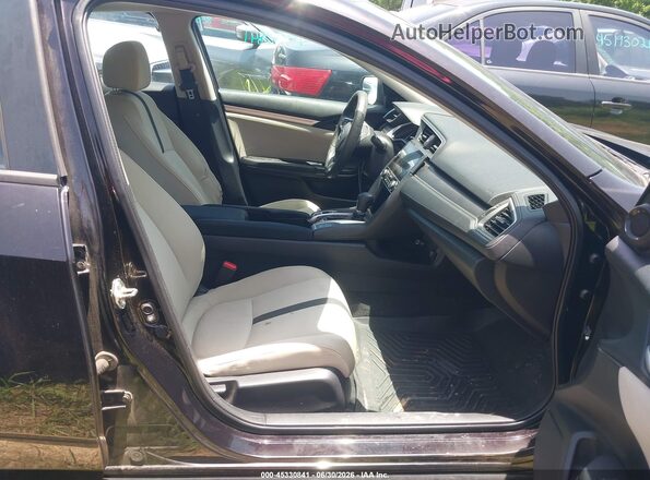 2HGFC2F81GH510357 2016 HONDA CIVIC Black Widok wnętrza z przodu
