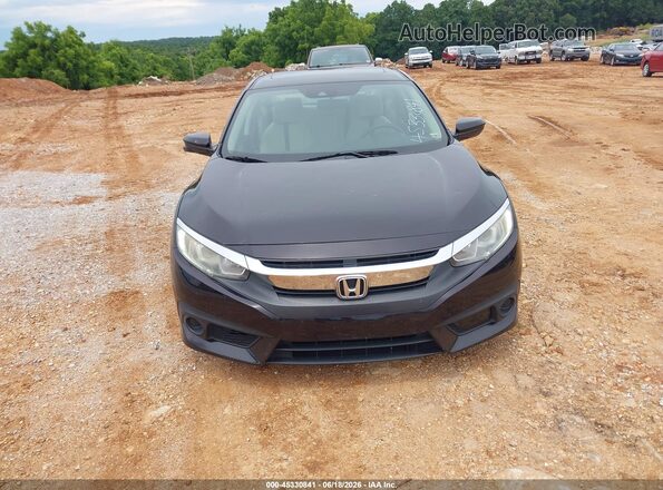 2HGFC2F81GH510357 2016 HONDA CIVIC Black Widok zestawu wskaźników