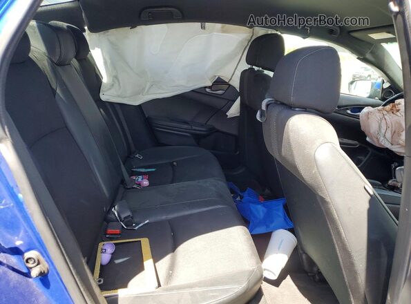 2HGFC2F81KH519360 2019 HONDA CIVIC Blue Vista de los asientos traseros