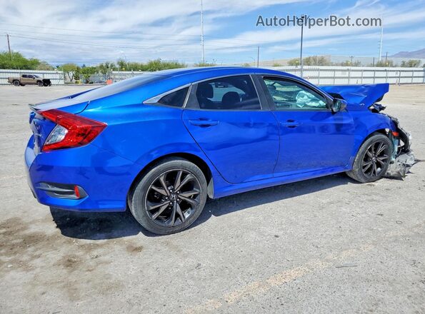 2HGFC2F81KH519360 2019 HONDA CIVIC Blue Trasero derecho
