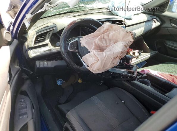 2HGFC2F81KH519360 2019 HONDA CIVIC Blue Vista del salpicadero