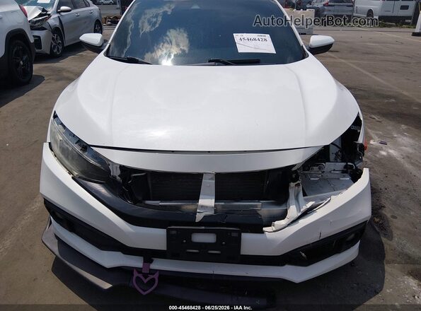 2HGFC2F81KH527538 2019 HONDA CIVIC Белый Вид спереди