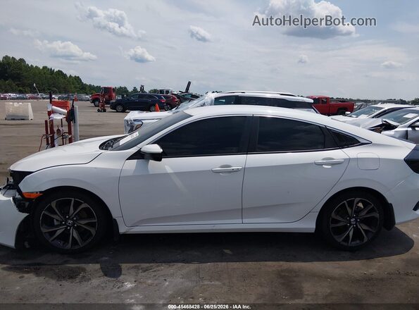 2HGFC2F81KH527538 2019 HONDA CIVIC Белый Панорамный вид салона 360°