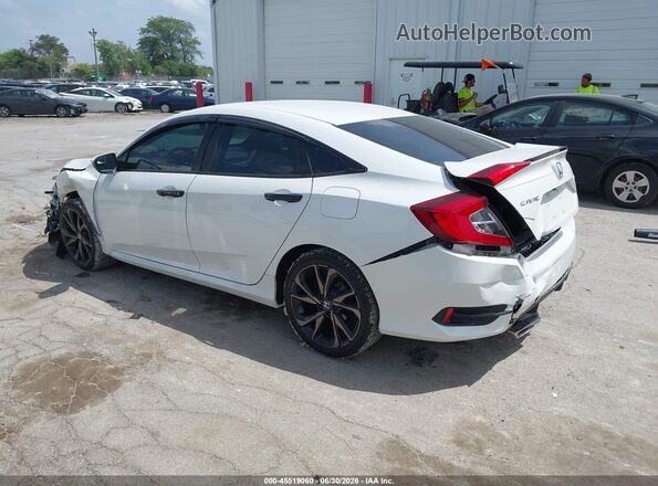 2HGFC2F81KH539902 2019 HONDA CIVIC White Tył lewy