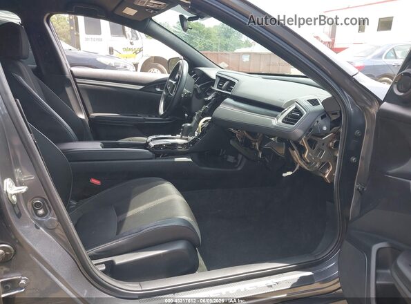 2HGFC2F81KH594575 2019 HONDA CIVIC Gray Вид салону спереду