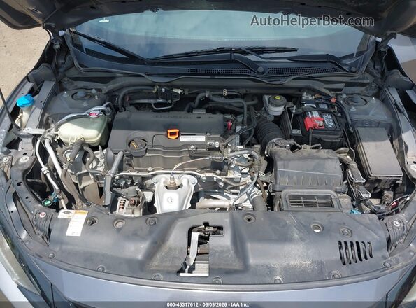 2HGFC2F81KH594575 2019 HONDA CIVIC Gray Вид ззаду