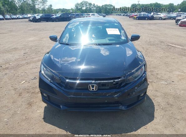 2HGFC2F81KH595029 2019 HONDA CIVIC Black Instrument cluster view