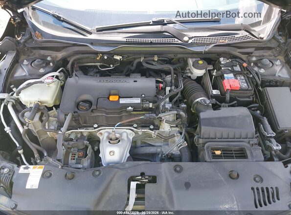 2HGFC2F81KH595029 2019 HONDA CIVIC Black Rear view