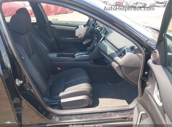 2HGFC2F81KH595029 2019 HONDA CIVIC Black Front interior view