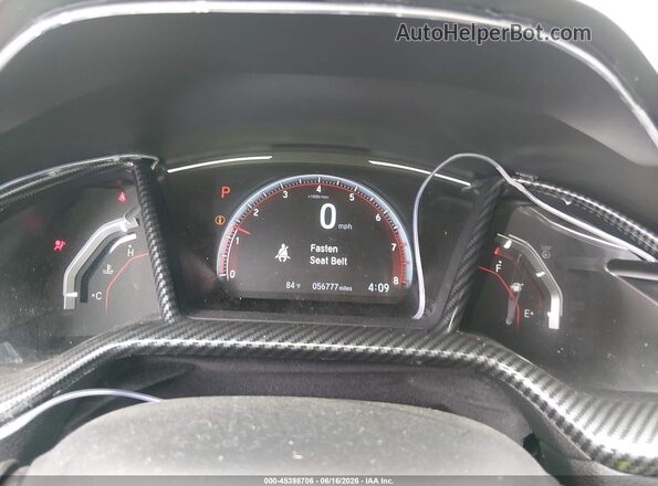 2HGFC2F81LH522826 2020 HONDA CIVIC Blue Вид задніх сидінь