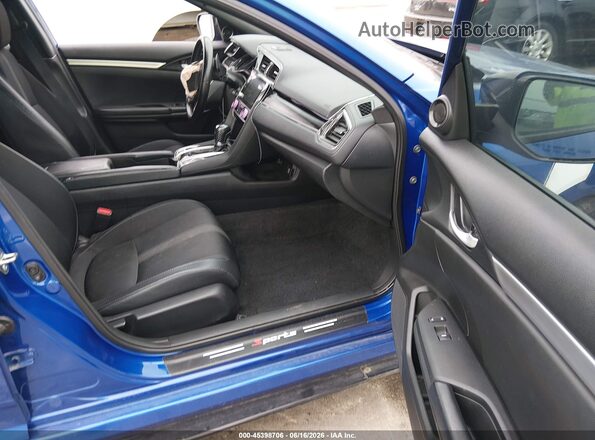 2HGFC2F81LH522826 2020 HONDA CIVIC Blue Вид салону спереду