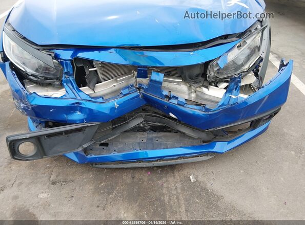 2HGFC2F81LH522826 2020 HONDA CIVIC Blue Вид спереду