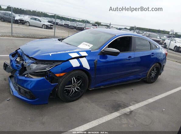 2HGFC2F81LH522826 2020 HONDA CIVIC Blue Панорамний вид салону 360°