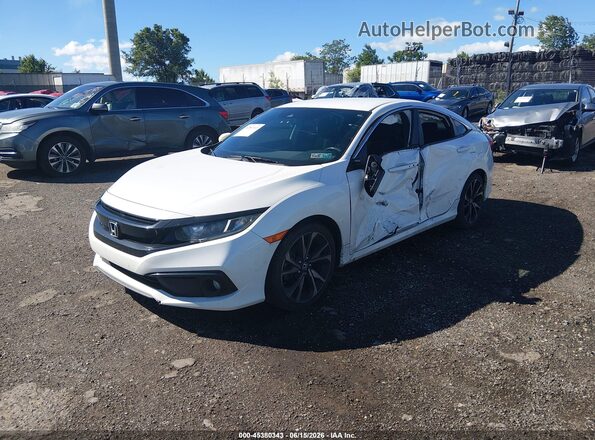 2HGFC2F81LH524852 2020 HONDA CIVIC White Front left