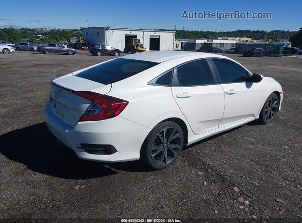 2HGFC2F81LH524852 2020 HONDA CIVIC White Rear right