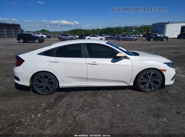 2HGFC2F81LH524852 2020 HONDA CIVIC White Rear interior view
