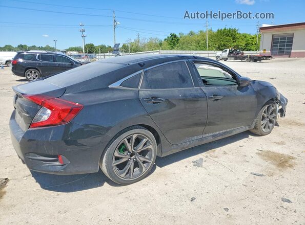 2HGFC2F81LH546091 2020 HONDA CIVIC Black Задня права чверть