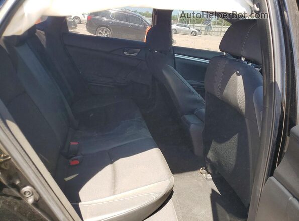 2HGFC2F81LH546091 2020 HONDA CIVIC Black Вид задніх сидінь