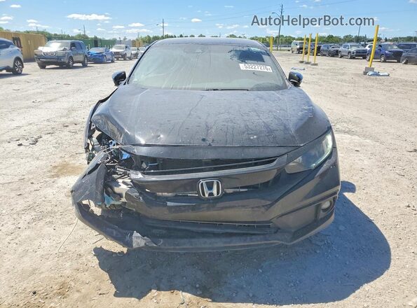 2HGFC2F81LH546091 2020 HONDA CIVIC Black Вид спереду