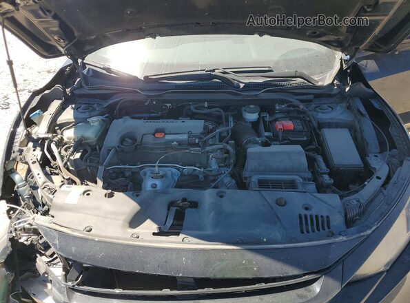 2HGFC2F81LH546091 2020 HONDA CIVIC Black Вид задньої частини салону