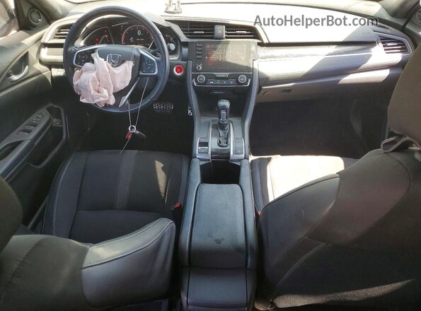 2HGFC2F81LH546091 2020 HONDA CIVIC Black Вид панелі приладів