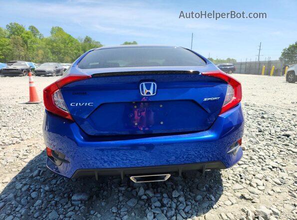 2HGFC2F81LH594349 2020 HONDA CIVIC Синий Вид сзади