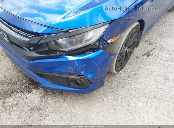 2HGFC2F81LH601669 2020 HONDA CIVIC Blue წინა ხედი