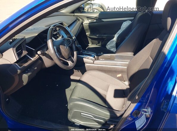2HGFC2F81MH501279 2021 HONDA CIVIC Синий Вид салона спереди