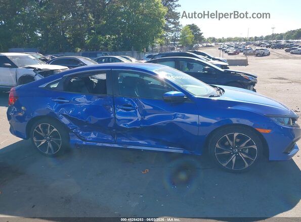 2HGFC2F81MH501279 2021 HONDA CIVIC Синий Вид спереди