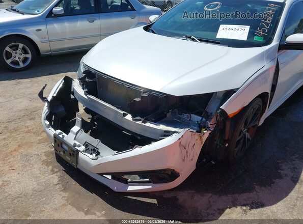 2HGFC2F81MH511861 2021 HONDA CIVIC White Դիմացի տեսք