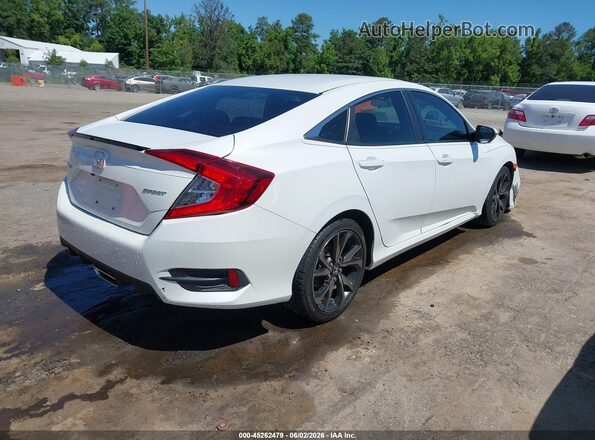 2HGFC2F81MH511861 2021 HONDA CIVIC White Հետևի աջ