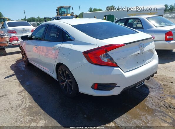 2HGFC2F81MH511861 2021 HONDA CIVIC White Հետևի ձախ
