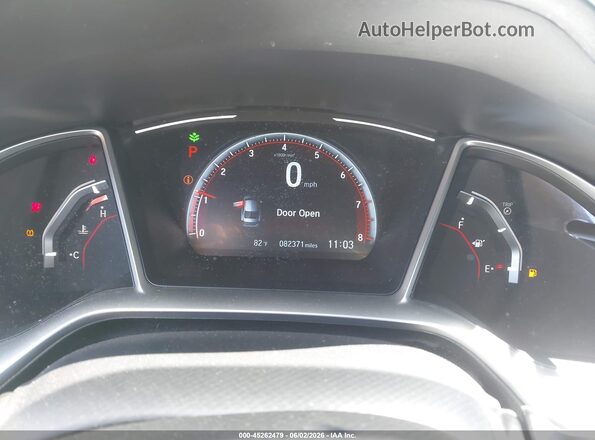 2HGFC2F81MH511861 2021 HONDA CIVIC White Հետևի նստատեղերի տեսք