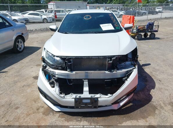 2HGFC2F81MH511861 2021 HONDA CIVIC White Սալոնի հետևի տեսք