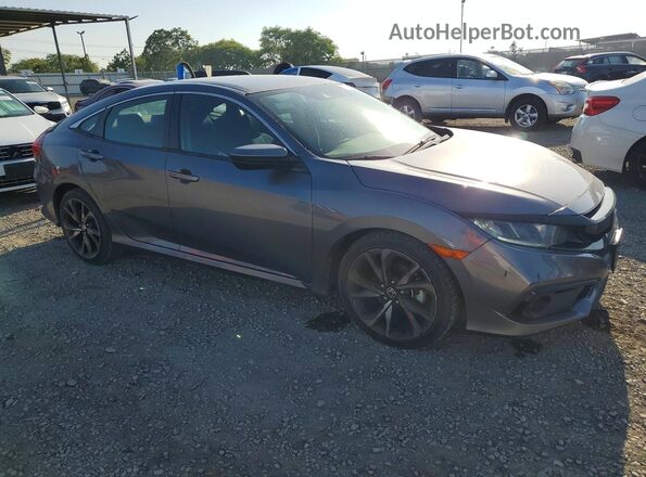 2HGFC2F81MH528899 2021 HONDA CIVIC Gray 