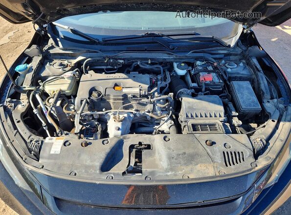 2HGFC2F81MH536808 2021 HONDA CIVIC Black Widok wnętrza z tyłu