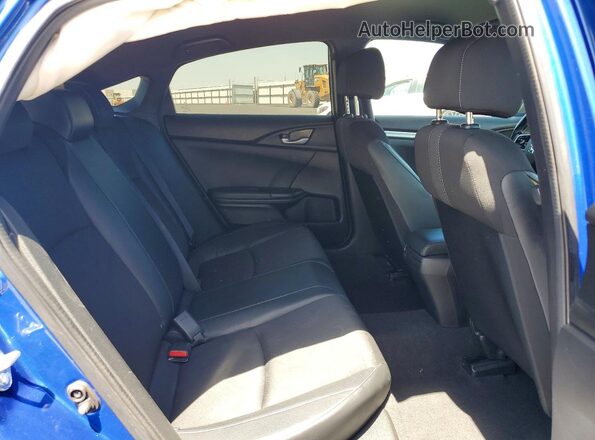 2HGFC2F81MH547596 2021 HONDA CIVIC Blue Widok tylnych siedzeń